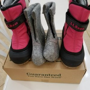 LL Bean toddler/little kid snow boots